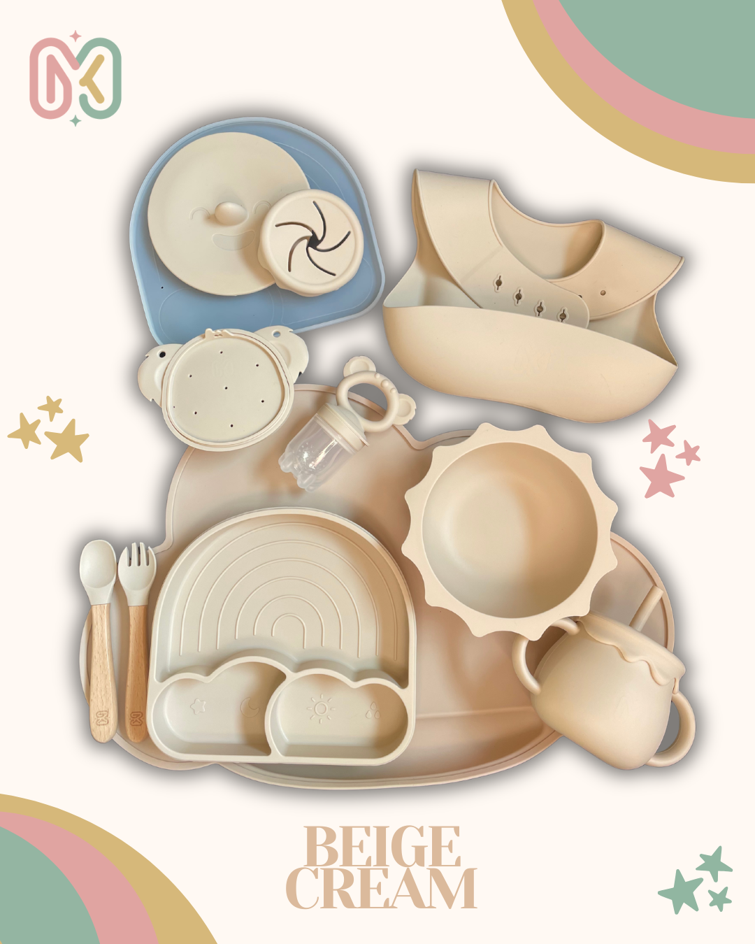 Cream Beige Set